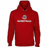Men's Belmont Bruins Custom Sport Logo Applique Pullover Hoodie - Red,baseball caps,new era cap wholesale,wholesale hats
